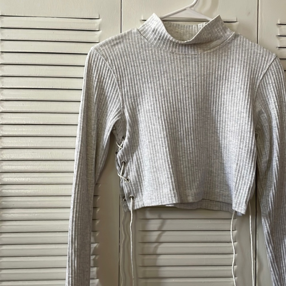 Crop top turtle neck